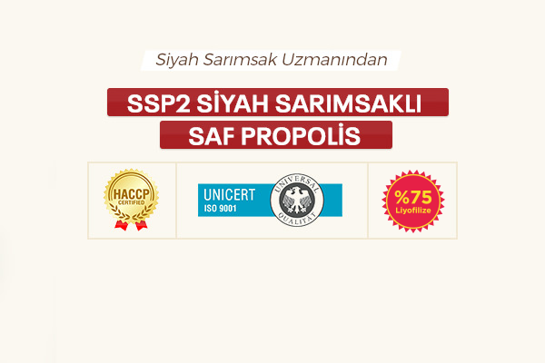 Ssp2 Siyah Sarımsaklı Siyah Propolis