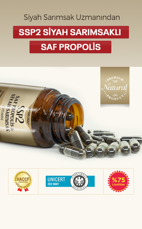 Ssp2 Siyah Sarımsaklı Siyah Propolis